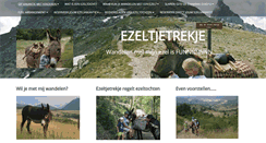 Desktop Screenshot of ezeltjetrekje.nl